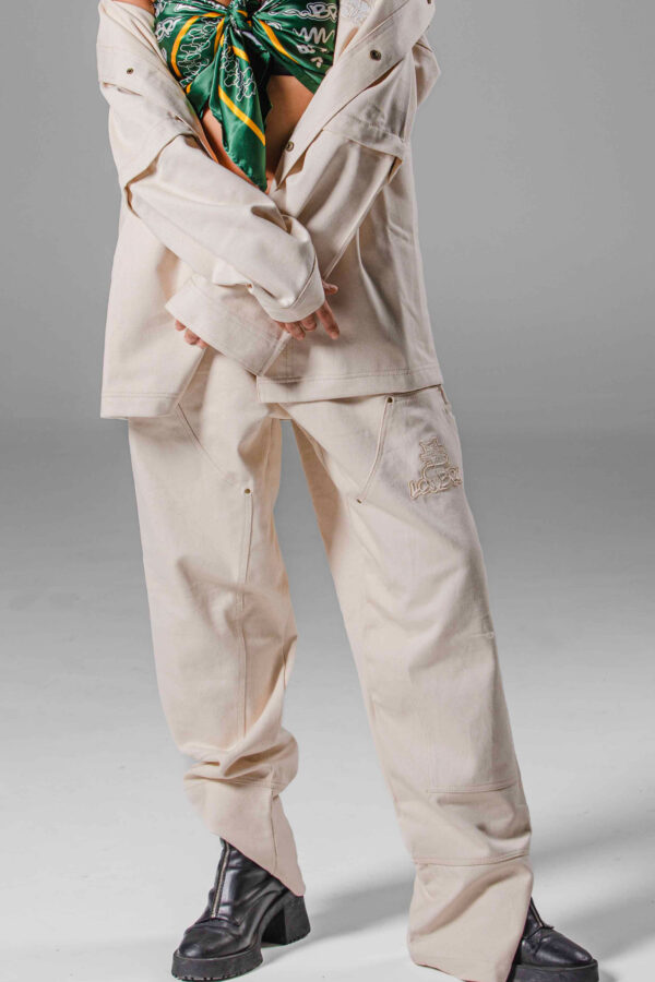 Pantalon Cargo Baggy Beige - Unisex ( Oversize )
