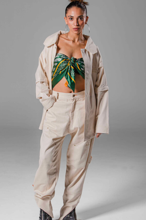 Pantalon Cargo Baggy Beige - Unisex ( Oversize ) – Image 3