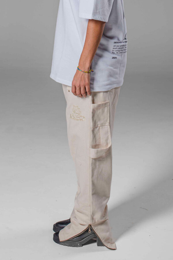 Pantalon Cargo Baggy Beige - Unisex ( Oversize ) – Image 4
