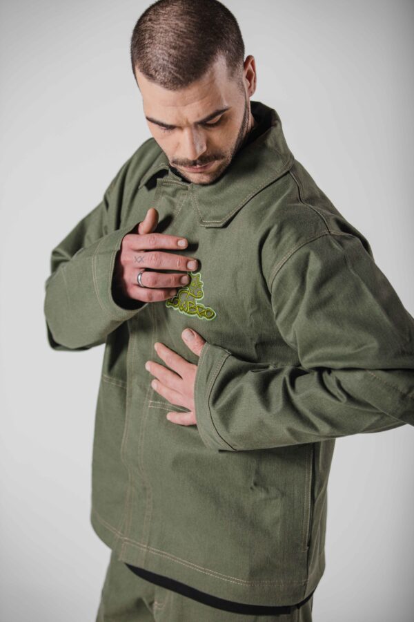Chemise Vert Olive ( Clic-Clac ) - Unisex – Image 7
