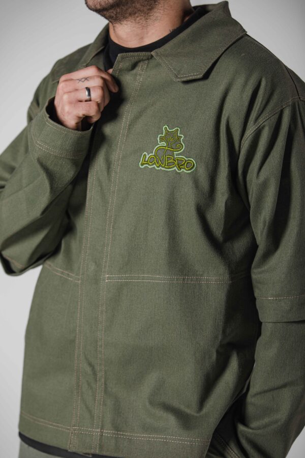 Chemise Vert Olive ( Clic-Clac ) - Unisex – Image 3