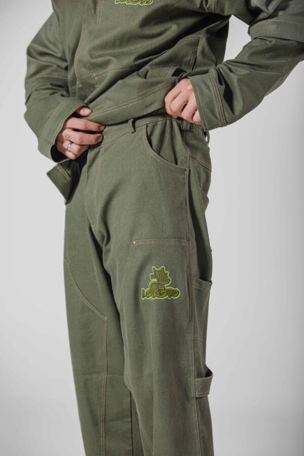 Pantalon Cargo Baggy Vert Olive - Unisex ( Oversize ) – Image 7