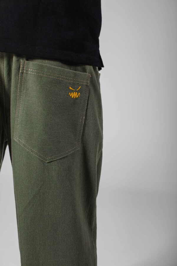 Pantalon Cargo Baggy Vert Olive - Unisex ( Oversize ) – Image 3