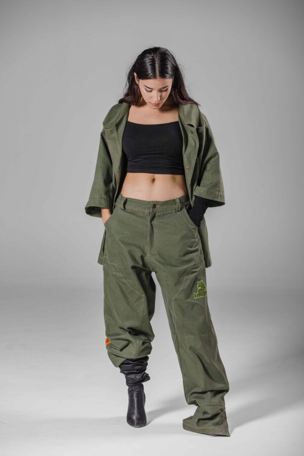 Olive Green Set - Unisex ( Oversize ) – Image 2