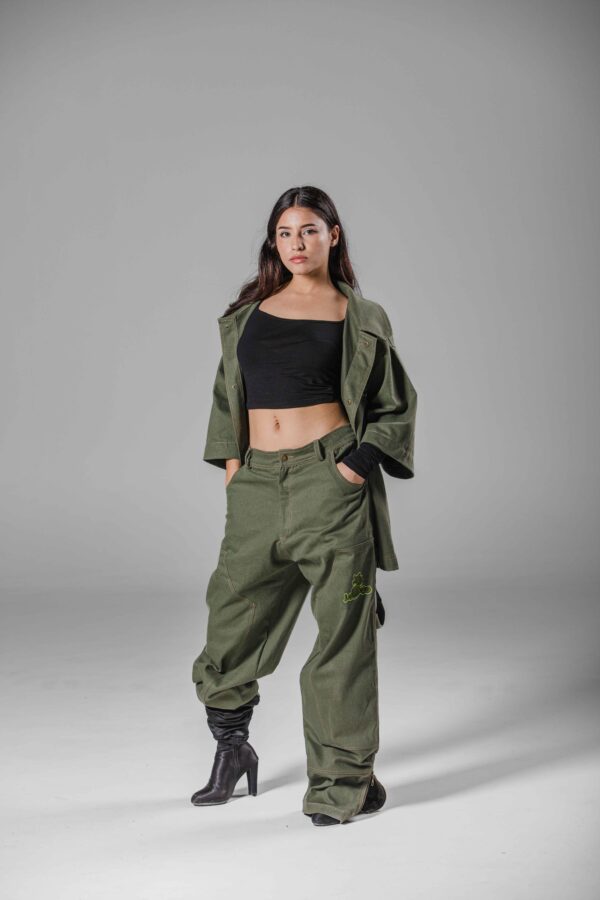 Olive Green Set - Unisex ( Oversize ) – Image 3