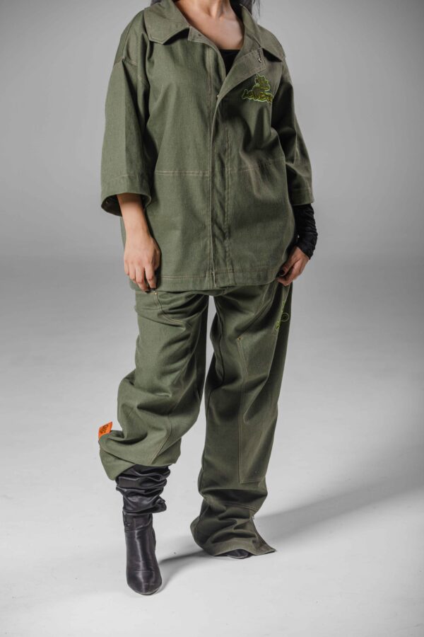 Olive Green Set - Unisex ( Oversize ) – Image 4